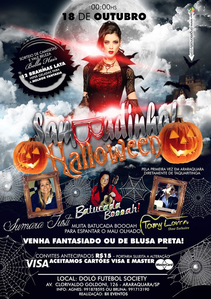 Flyer Sambadinha Halloween